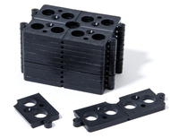 CALES PLATES 5MM NOIR - SECABLES EN 4 Sachet de 40pcs soit 160pcs